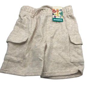 Garanimals Boy's Size 2T Ft 2 Pocket Drawstring Cargo Short Oat New With Tags